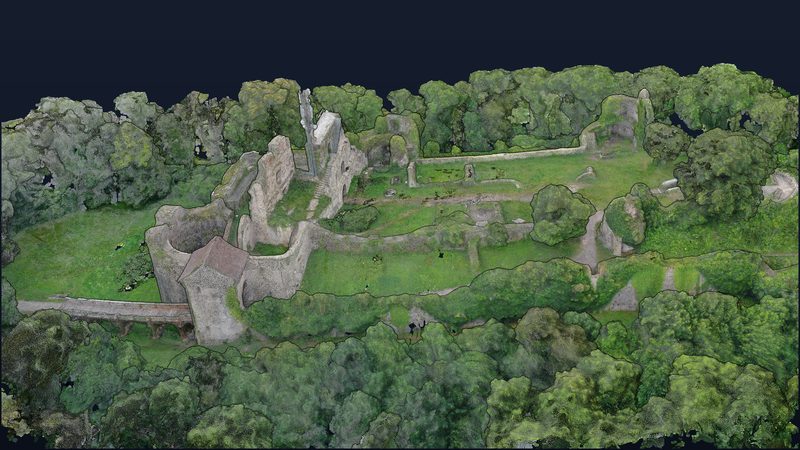 Point cloud of the Küssaburg