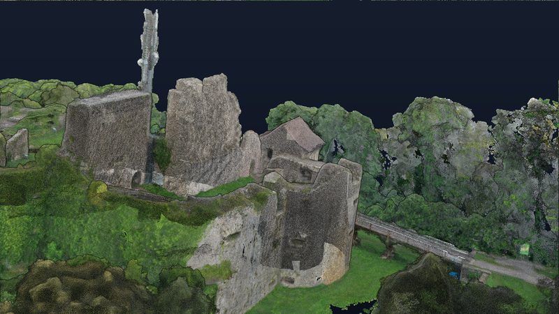 3D view of the Küssaburg