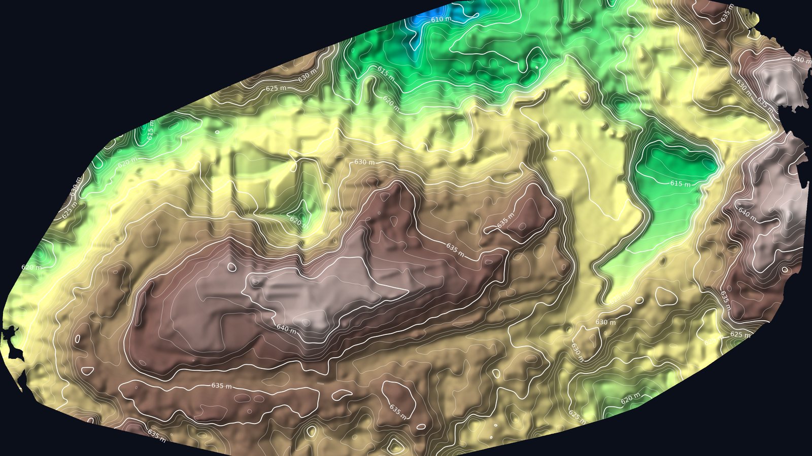 Contour lines