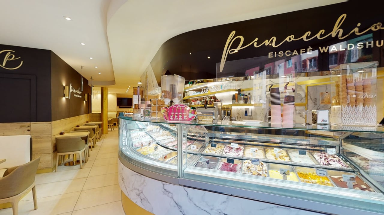 Eiscafé Pinocchio Lauchringen — 3D-Modell Vorschau