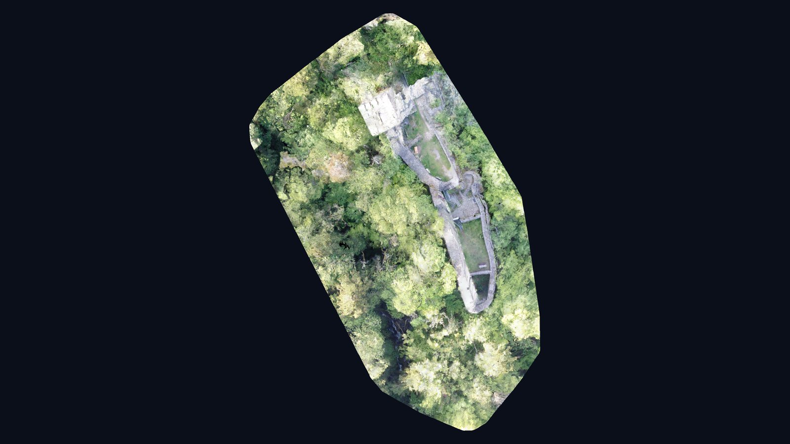 Wieladingen castle ruin — Orthophoto