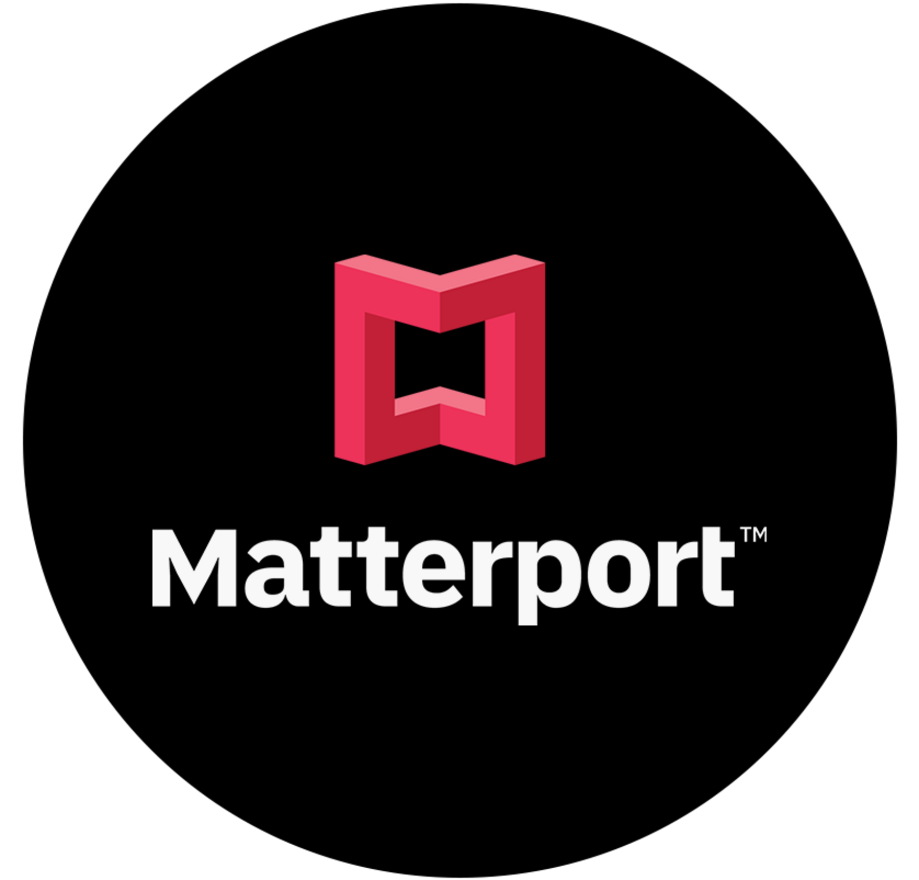 Matterport Logo – Anbieter für 3D Rundgänge und virtuelle Immobilienbesichtigungen